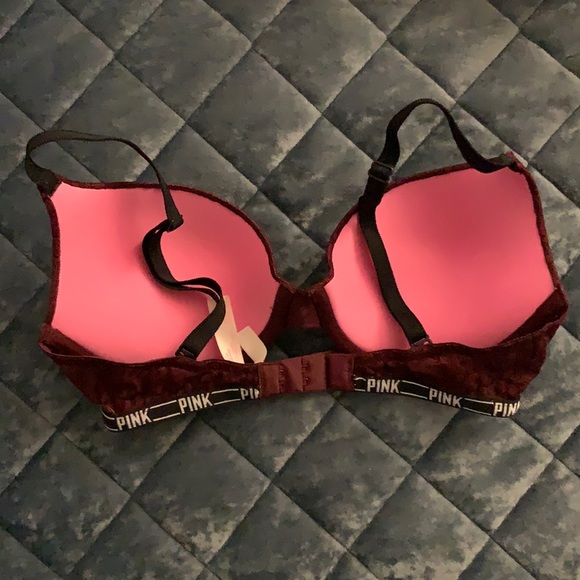 PINK Leopard Print Push-Up Bra - Picture 3 of 6